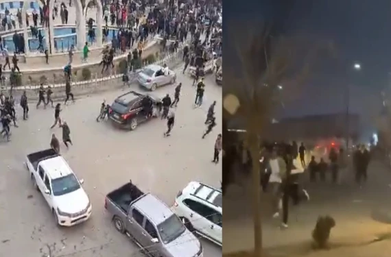 Araçları taşladılar, gerilim sürüyor...