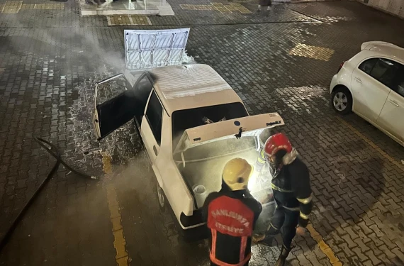 İtfaiyeden müdahale...
