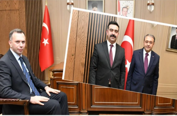 Vali ağırladı