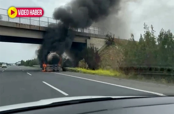 Dumanlar kilometrelerce uzaktan görüldü