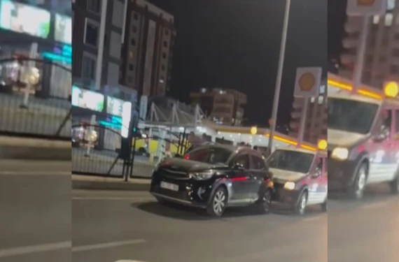 Çarpıştılar...