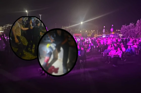 Konserde bıçaklar konuştu...