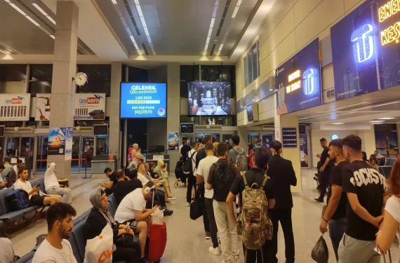 Hava trafiğinde sorun...