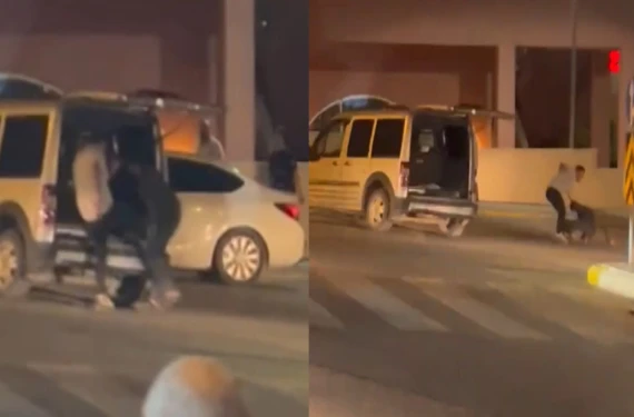 Tekme atıp, silah çekti!