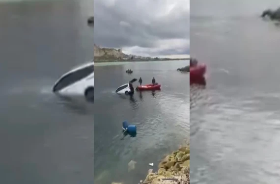 Fırat Nehri'ne düştü!