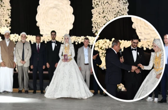 Kasım Hafız'ın oğlu evlendi