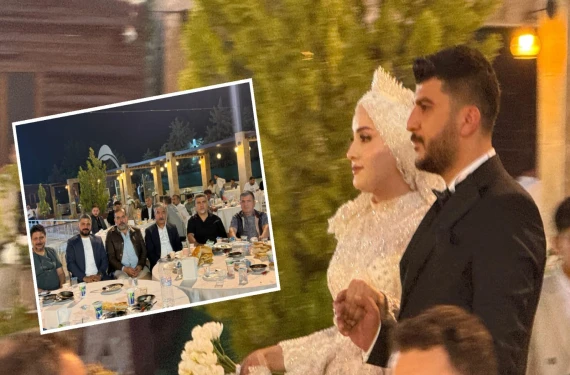 Yeğeni evlendi