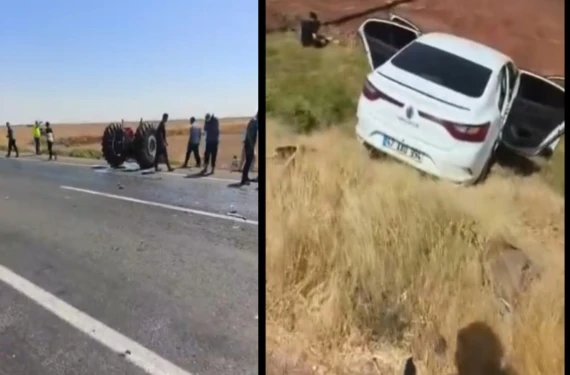 İki ilçe arasında kaza: