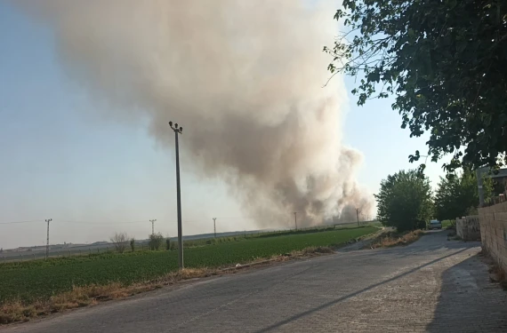 Mahalleli duman altında kaldı