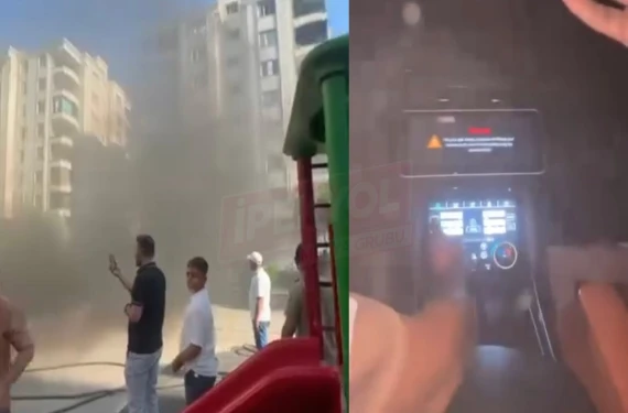 O anlar kamerada...