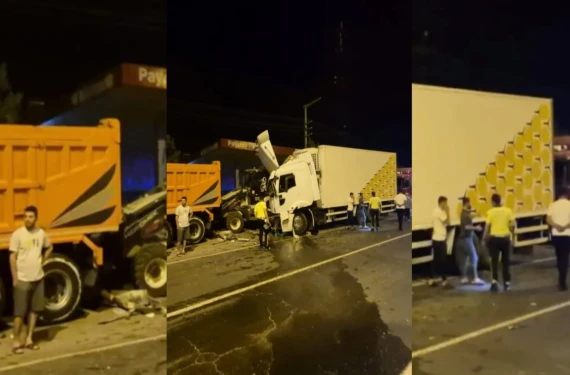 Zincirleme kazaya dönüştü...