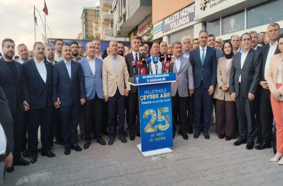 AK Parti Şanlıurfa'da 25. Yıl coşkusu: