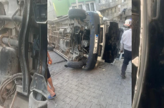 Şanlıurfa'da korkutan kaza: