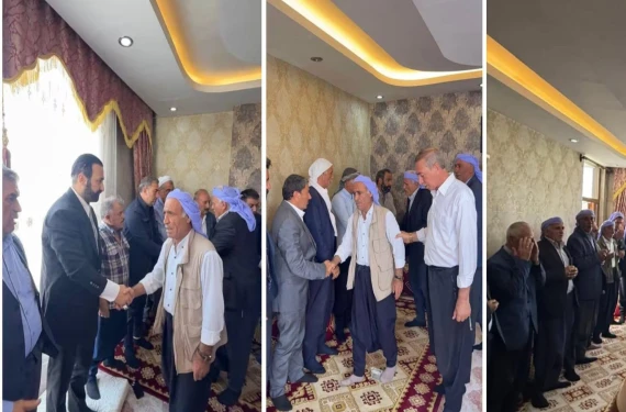 İki aile aynı sofrada...