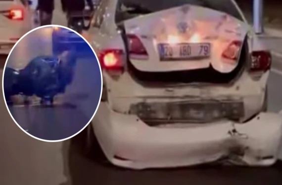 Şanlıurfa'da hastane önünde kaza: