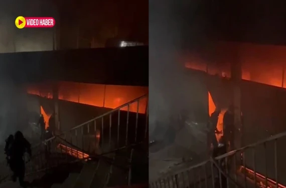 Cayır cayır yandı...