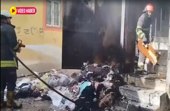 Mahalleli şok içinde izledi