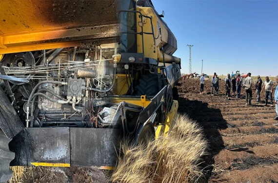 Bir anda alevler yükseldi