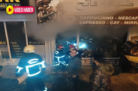 İş yeri kül oldu