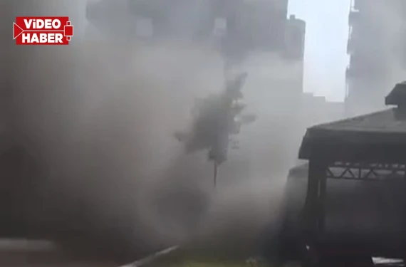 Dumanlar her yeri sardı