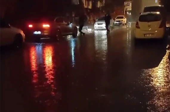 Gece saatlerinde başladı