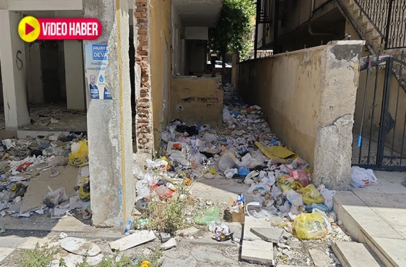 Madde bağımlılarının yuvası oldu