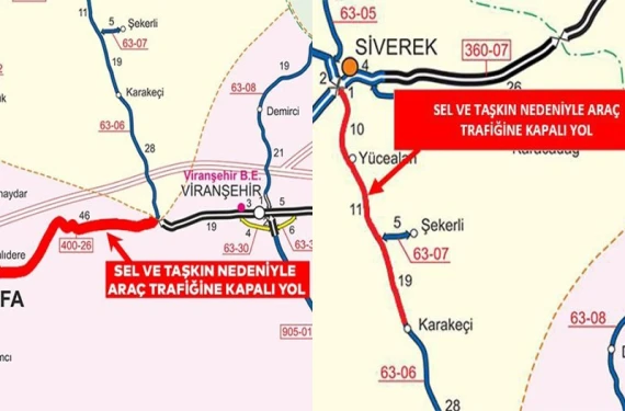 Şanlıurfa’da yağmur etkisini sürdürüyor: