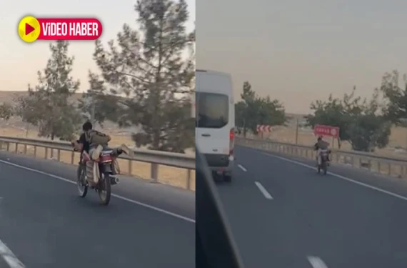 Şanlıurfa’da trafiği böyle riske attı!
