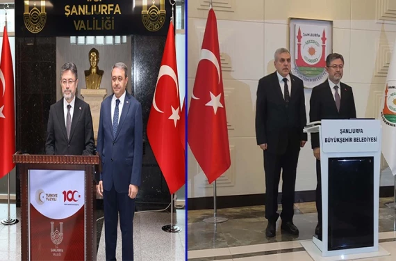 Bakan Yumaklı Şanlıurfa’da