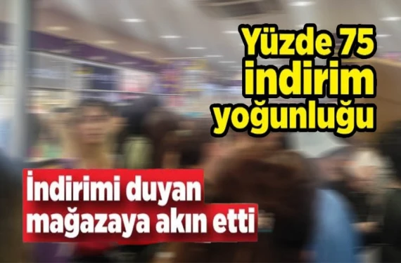 Şanlıurfa’da indirim çılgınlığı: