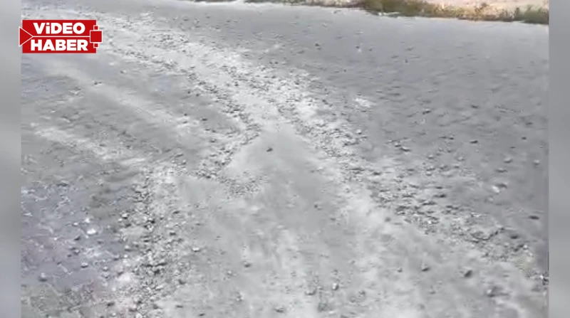 Şanlıurfa'da yollar "gavur malı" gibi!