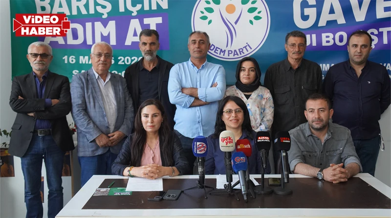 DEM Parti’den Şanlıurfa’da ‘barış yürüyüşü’ çağrısı!
