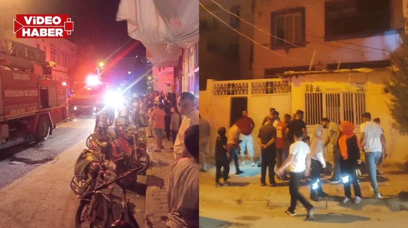 Şanlıurfa’da akşam saatlerinde korkutan yangın! Mahalleli sokağa döküldü