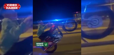 Şanlıurfa’da akrobasi yapan motosiklet sürücüsüne ağır ceza