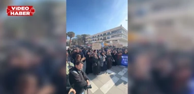 Şanlıurfa'da izinsiz eylem sonrası kısa süreli arbede!