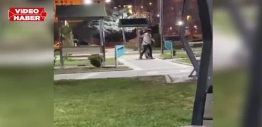 Şanlıurfa'da tehlike parklara sıçradı! Kemerli yumruklu kavga kamerada