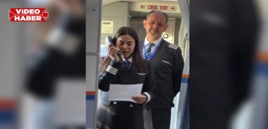 42 yıllık pilot son uçuşunu Şanlıurfa’dan kızıyla yaptı!