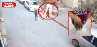 Şanlıurfa’da mahallede dehşet anları kamerada! Faciadan kıl payı dönüldü