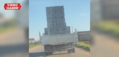 Şanlıurfa'daki tehlikeli yolculuk kameraya yansıdı!