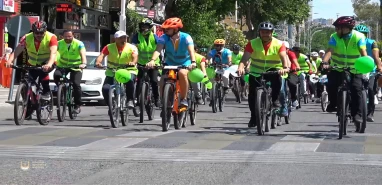 Şanlıurfa’da bağımlılığa karşı pedal çevirdiler