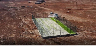 Eyyübiye’de beş halı sahanın daha yapımına başlandı