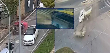 Urfa'da aralıktaki kazaların bazıları mobese kamerasında