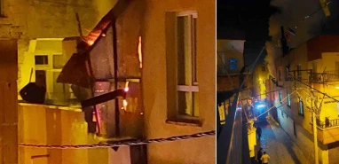 Şanlıurfa'da mesken yangını! (22.02.2023)