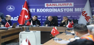 Bakan Soylu, sel felaketinin yaşandığı Şanlıurfa’da