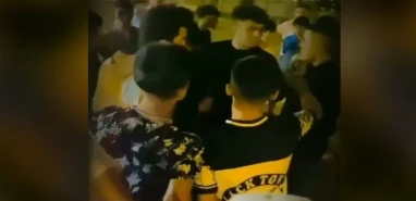 Urfa'da bıçaklı saldırı kamerada