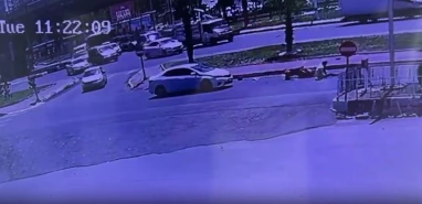 Şanlıurfa feci kaza güvenlik kamerasına yansıdı