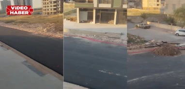Şanlıurfa’da bu nasıl planlama? Yeni yapılan yol yine kazıldı