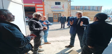 Yeniden Refah’ın Haliliye adayı Doğar sanayi esnafını ziyaret etti