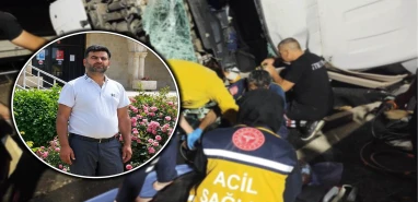 Şanlıurfa-Mardin yolunda korkunç kaza! 7 çocuk babası olan sürücü hayatını kaybetti