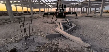 Korkunç olay: Üzerine beton düşen işçi hayatını kaybetti